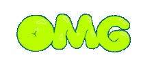 Oh My Gawd Omg Sticker by Samuel Guerrero