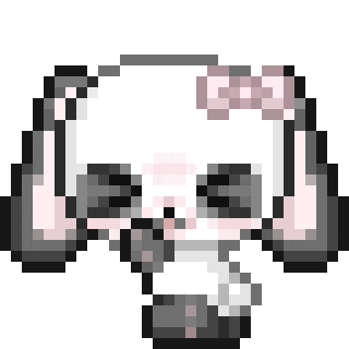 Pixel Bunny Sticker