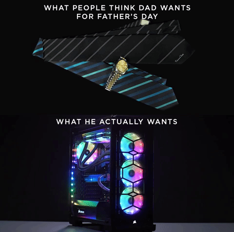 corsair what they want fathers day GIF by CORSAIR