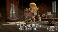 Neighbor Meet The Addams GIF by The Addams Family Neighbor Meet The Addams GIF by The Addams Family