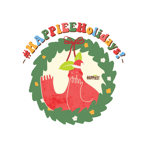 Merry Christmas Sticker by HAPPIEE!