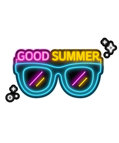 Summer Face Sticker by Acebed_official