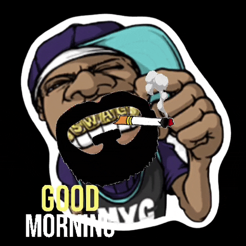 Good Morning Smoking GIF