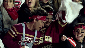 Lets Go Football GIF by Boston College Eagles
