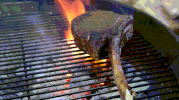 food porn steak reverse tomahawk GIF