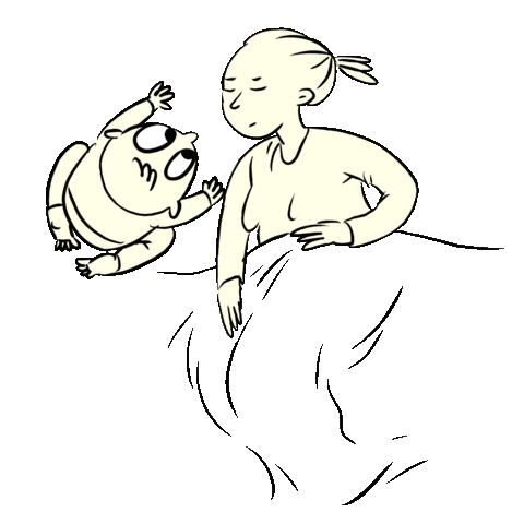 Wake Up Baby Sticker