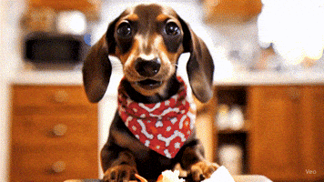 Dog Eating GIF