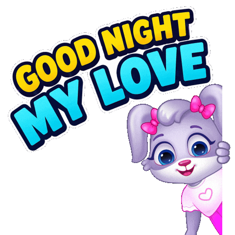 Sleepy Good Night Sticker by Lucas and Friends by RV AppStudios