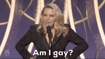 Am I Gay Kate Mckinnon GIF by Golden Globes