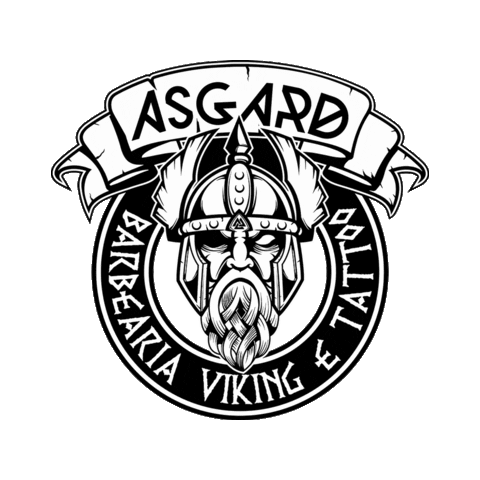 Barbearia Asgard Sticker