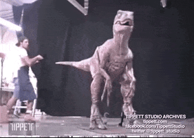 Jurassic Park Raptor GIF by Tippett Studio