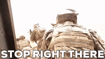 Stop Quit GIF by U.S. Army