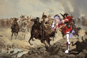 Gold Ship Painting GIF