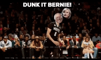 disobey funny omg dunk bernie sanders GIF