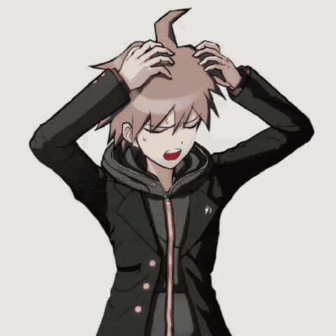 Trigger Happy Havoc Makoto Naegi GIF