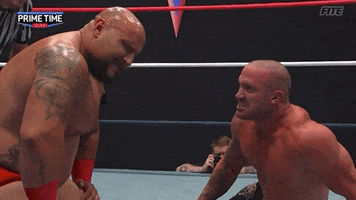 Prime Time Slapping GIF by United Wrestling Network