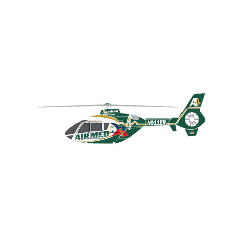 Acadian Air Med Sticker by Acadian Companies