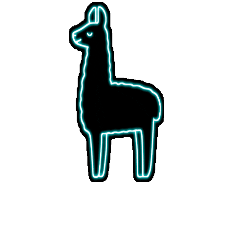 Llama Sticker by lenay