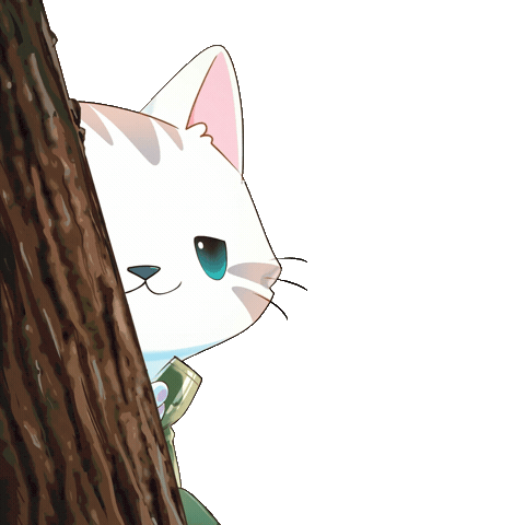 Cat Looking Sticker by Hypurr