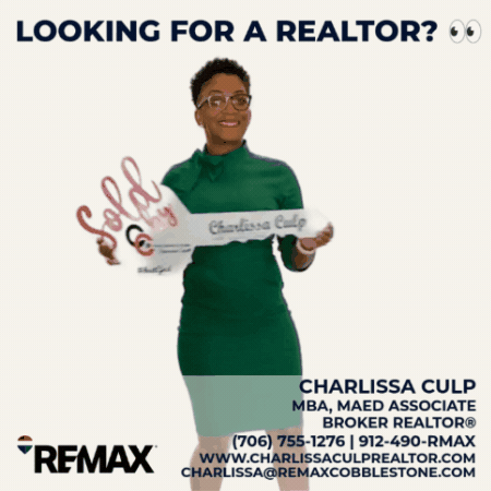 Sign Georgia GIF by Charlissa Culp Realtor