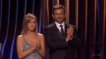 Jennifer Aniston Clapping GIF by SAG Awards