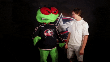 High Five Friends GIF by Columbus Blue Jackets