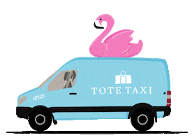 Tote Taxi Sticker