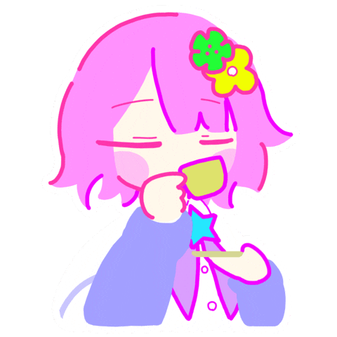 Girl Pink Sticker