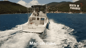 Happy Good To Be Back GIF by Death In Paradise