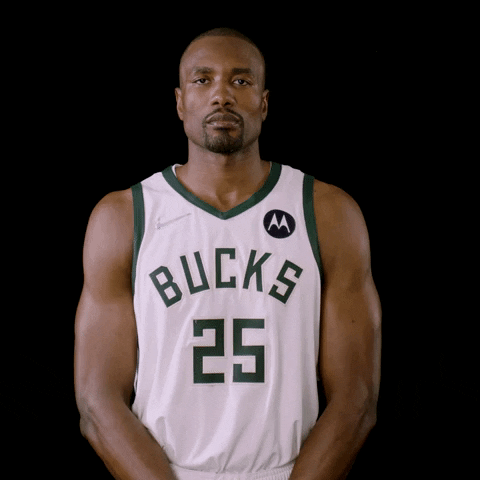 Angry Serge Ibaka GIF by Milwaukee Bucks