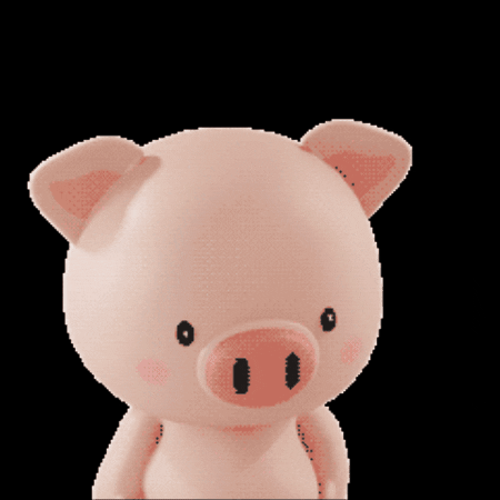 Pig Confuse GIF by Miniso Canada
