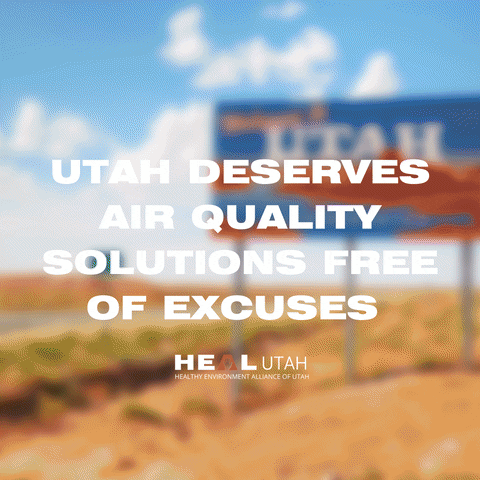 Air Pollution GIF by Healthy Environment Alliance Of Utah