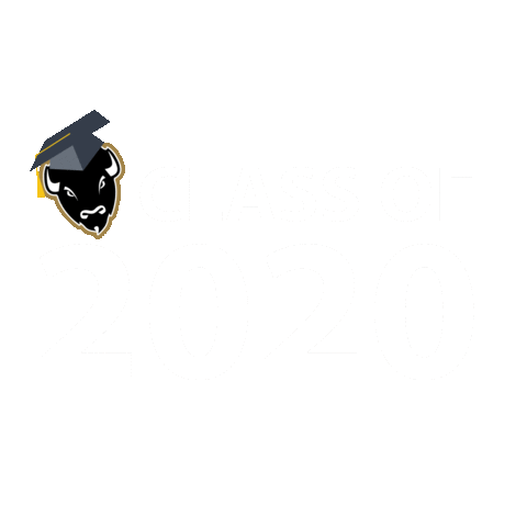 Graduation Bison Sticker by Harding University