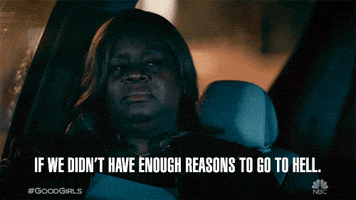 Be Gone Satan GIFs - Get the best GIF on GIPHY