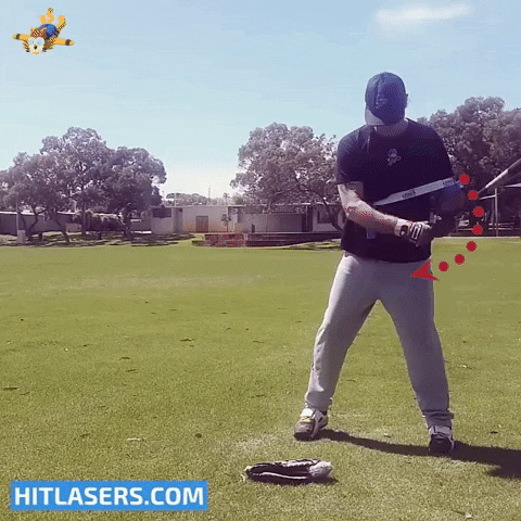 Baseball Hitting GIF by Hit Lasers