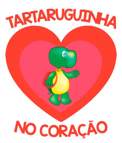 Escola Tartaruguinha Verde Sticker