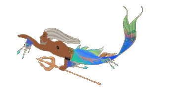 Brandon Merman Sticker by Mermaid_Lux
