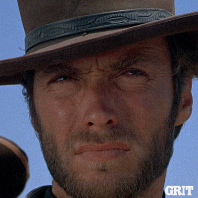 Clint Eastwood Cowboy GIF by GritTV