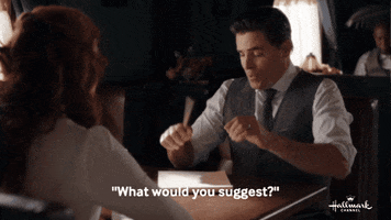 Hearties Suggestion GIF by Hallmark Mystery