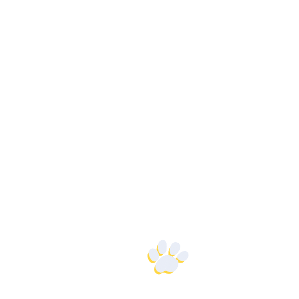 Puppy Paw Sticker by kaylagriffindesign