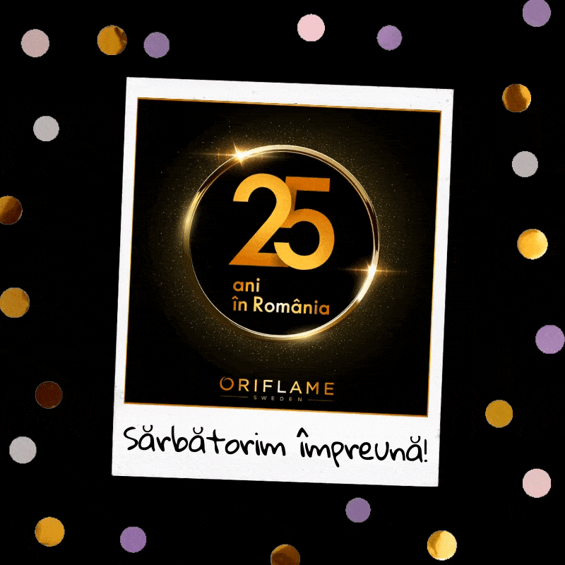 Aniversare 25ani Gif By Oriflame Romania Find Share On Giphy