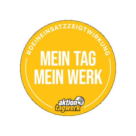 Sticker by Aktion Tagwerk