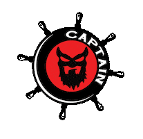 Captain Brotherhood Sticker by BEARDED VILLAINS