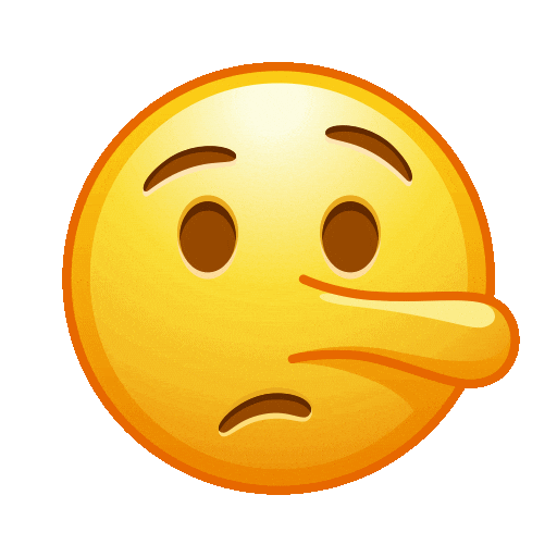 Emoji Lying Sticker