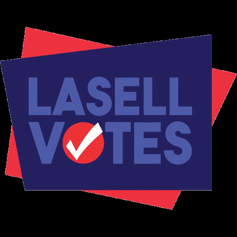 Lasell Votes GIF