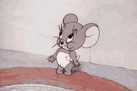 Tom And Jerry Reaction GIF by MOODMAN