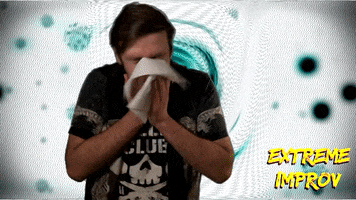 Sick Toilet Paper GIF by Extreme Improv
