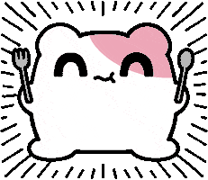 Hamster 食べる Sticker