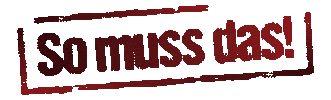 Somussdas Sticker by steda - so muss das!