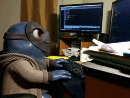 Hacking Locked In GIF by Ape Church